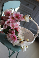 duży koszyczek wielkanocny, Magnolie, wym.40x52x40cm 