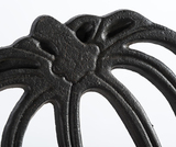 Retro podkładka na stół dynia czarna 19.5x2x19.5cm