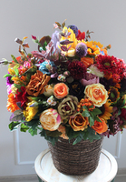 ekskluzywny jesienny kosz Meluzyna, wys.78cm, śr.70cm 