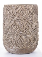 dekoracyjna złota osłonka / doniczka, Dominium, wym.22x15cm