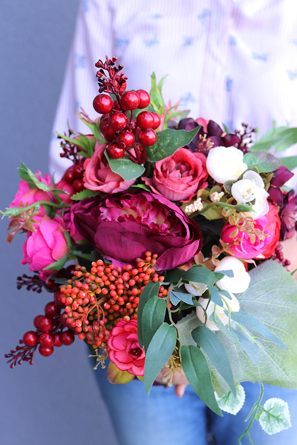 bukiet/dekoracja nagrobna, Telloni, dł.40cm