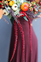 Jesienny Dom, wianek na drzwi z owocami, śr.30cm 