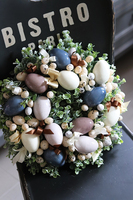 Eggs for Easter, wianek na drzwi wielkanocny, śr.32cm