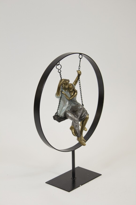dekoracyjna figurka, Zakochani na Huśtawce, wym.33x24.5x8cm