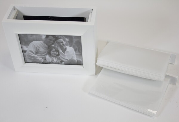 drewniany album / szkatułka na zdjęcia, Photo Box, wym.15x20x8cm