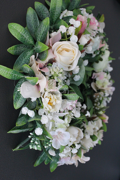 dekoracyjny wianek wiosenny Rosa, śr.30cm 