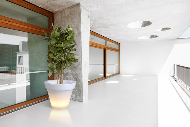 Grande donica podświetlana światło ciepłe, 88x75cm