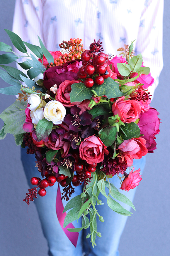 bukiet/dekoracja nagrobna, Telloni, dł.40cm