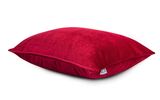poduszka dekoracyjna welurowa, Velvetia, burgundowa czerwień, wym.40x60cm