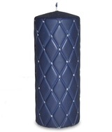 Galaxy, elegancka świeca w kształcie walca, wym.7x18cm