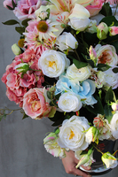 kompozycja / bukiet w aluminiowym naczyniu Sarmacja wys.70cm