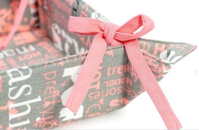 chlebak, Fashion Pink, wym. 20cmx20cmx7cm