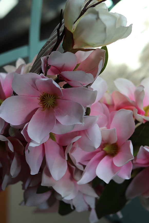 duży koszyczek wielkanocny, Magnolie, wym.40x52x40cm 