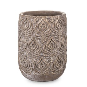 dekoracyjna złota osłonka / doniczka, Dominium, wym.22x15cm