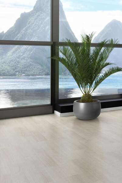 Fiberglass donica Bowl Graphite 34x23cm