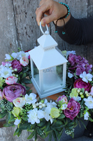 lampion LEDowy wym. 10,5x10,5x28cm