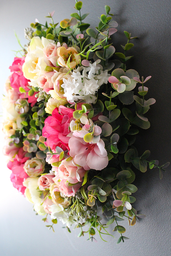 dekoracyjny wianek wiosenny Kassandra, śr.30cm 