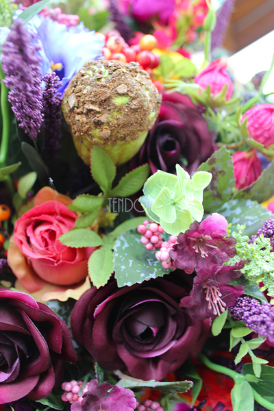 bogaty jesienny kosz Idzie Jesień, wys.65cm  