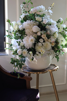 Florencja Biel kompozycja kwiatowa / bukiet, wys.100xśr.85cm 