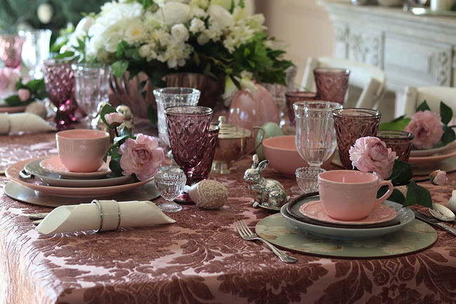  Les Pastels, szary talerz płaski, śr.21cm