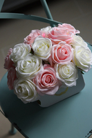 Cinallo, flowerbox z różami, wys.25cm 