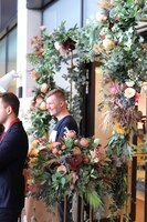 Jasmina Brama Kwiatowa, Flowers Arch, zachwycająca dekoracja kwiatowa, wym.243x232cm