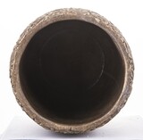 dekoracyjna złota osłonka / doniczka, Dominium, wym.22x15cm