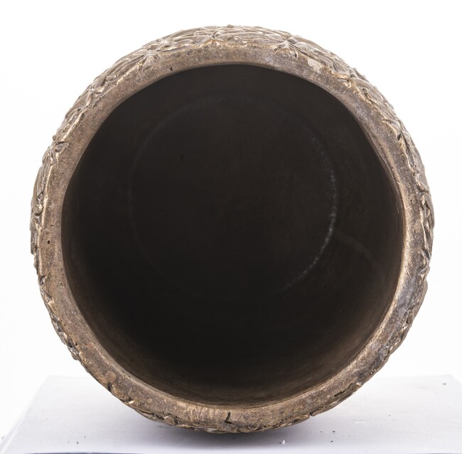 dekoracyjna złota osłonka / doniczka, Dominium, wym.22x15cm