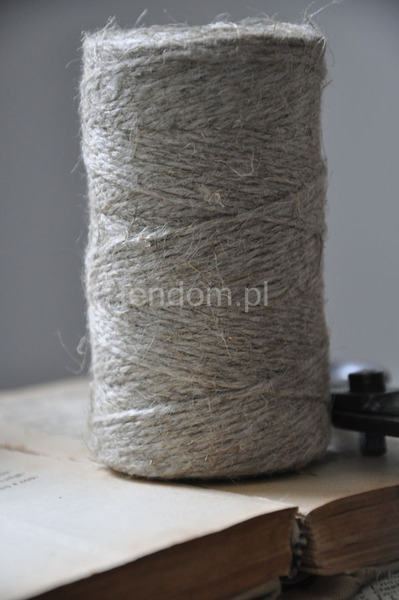 sznurek beżowy duży jutowy, 30m długości