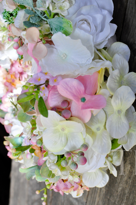 dekoracyjny wianek Pastelowy, śr.31cm