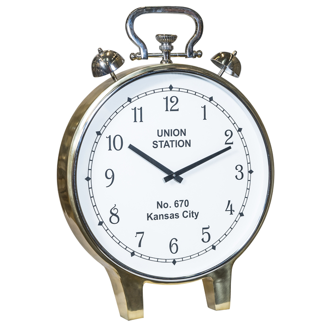 Clock Retro XXL, elegancki wiszący zegar do gabinetu / salonu, wym.48x67x14cm