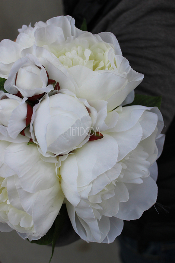 bukiet kwiatów piwonii Peonia 3, wys.35cm