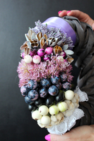 wianek dekoracyjny Violet Avangarde, śr.28cm