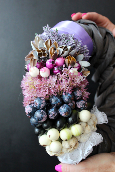 wianek dekoracyjny Violet Avangarde, śr.28cm