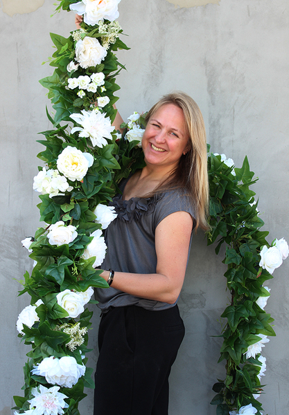 efektowna girlanda Agnes, dł.100cm 