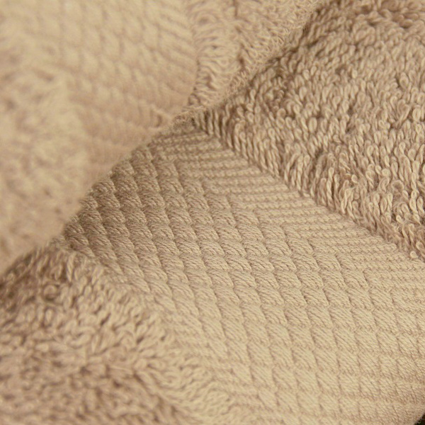 bawełniany ręcznik Carmen beżowy, wym.70x140cm