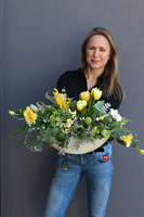 kompozycja wielkanocna na stół / komodę, Sella, wym.24x58cm