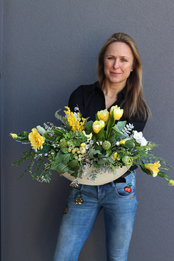 kompozycja wielkanocna na stół / komodę, Sella, wym.24x58cm