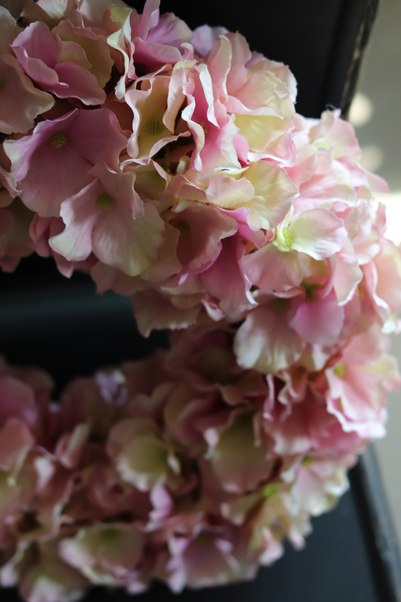 Ramona Pink,wianek na drzwi, śr.35cm