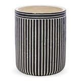 cementowa osłonka Stripes Black&White, wym.15x12x12cm