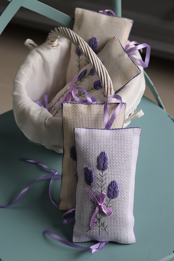 Lavendera White, saszetka zapachowa z lawendą, wym.12x8cm