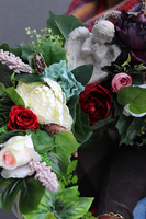 duży nagrobny wieniec z aniołem, Remino, rozp.65cm