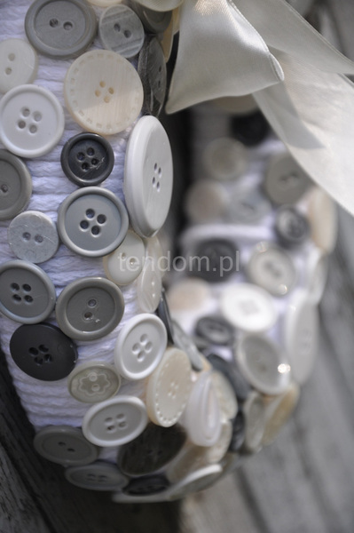 wianek dekoracyjny Button 4, śr. 22cm