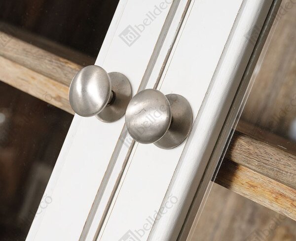 OD RĘKI Bristol White, biblioteczka kredens, ekspozycja, wym.100x45x210cm