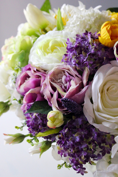 kompozycja kwiatowa / bukiet Wiosenne Kolory wym.36x50cm