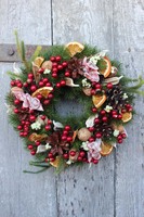 elegancki wianek na drzwi, Kompot z Suszu, śr.27 cm