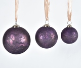 Bosco Violet, bombka fioletowa śr.10cm, kpl.6szt