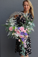 dekoracyjny wianek, Kalatea, śr.65cm