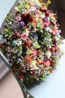 Kerana, barwny wianek na drzwi, śr.36cm 