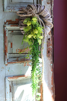 Greemena Ballo, zielony wianek na drzwi, śr.27cm 